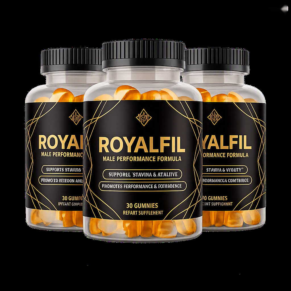 Royalfil™ male performance gummies — 3 bottles
